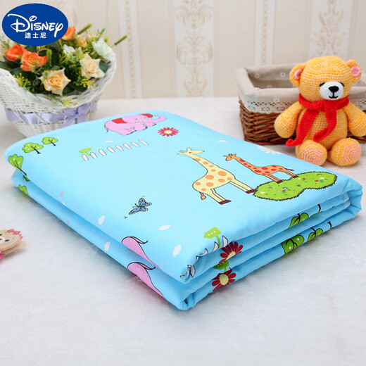 Pañales para bebés Disney almohadillas de orina impermeable para bebés algodón puro artículos de tocador transpirables niños Menstruation del pañal para almohadilla de menstruación adulto gris a cuadros 70*90