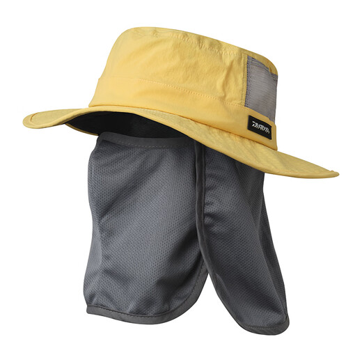 DAIWA 25 spring and summer DC-7725 multi-directional protective fisherman hat with mask, neck guard, sun protection hat, shawl, fishing hat, black, one size fits all