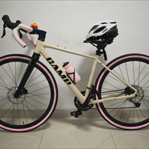 Baichao Road Bike Mountain Bike Bicycle Anti-slip Handlebar with Gradient Color Road Bar Wrap Handlebar Cycling Equipment Suitable for Various Car Models Gradient Powder - Push High Quality 1 + Finishing Glue Single Suggestion