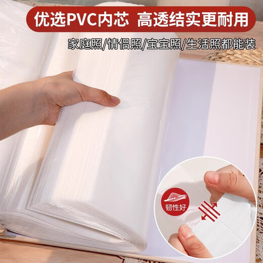 开亿大相册本大容量纪念册家庭1000张插页567810寸照片情侣宝宝成长记录册混合尺寸相片定制收纳册影集 【四口之家】姐妹 礼盒-混装567810寸694张【横竖/塑封】