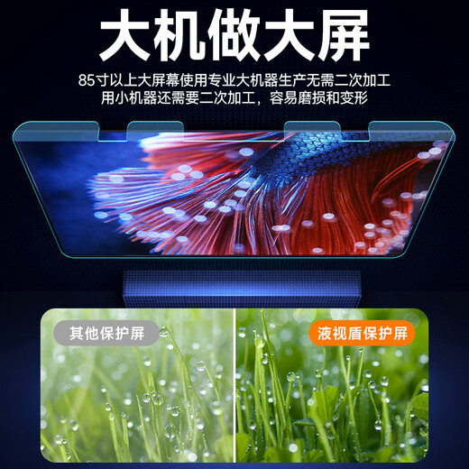 液士盾电视屏幕亚克力钢化膜防碎屏儿童防爆防蓝光防砸液晶保护罩保护屏 升级款高清护眼抗砸保护膜 32寸【730*440】