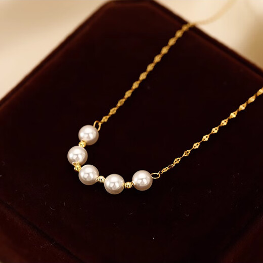 Mendali brand necklace for women 925 silver pearl necklace 2025 new niche light luxury high-end feel can be engraving for free. To write a greeting card, you need to contact customer service (remark the required color)
