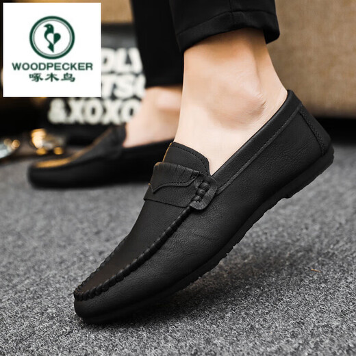 Woodpecker printemps respirant des chaussures pour hommes résistantes à l'usure antidérapante 2025 Nouveaux chaussures de bonnet paresseuses pour hommes