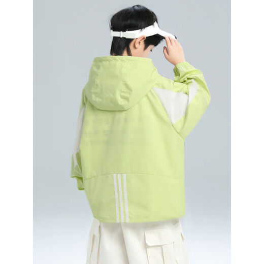 PURCOTTON cotton era boys summer sun protection clothing jacket 2025 new medium and large children boys summer thin sun protection clothing beige 120 cm