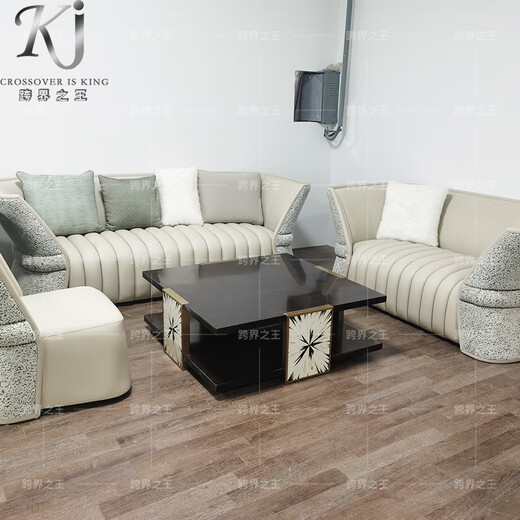 Ywzr Lacasa Furniture Light Luxury Style Sofá Combinación Combinación de contacto Sofá de tres personas de cuero genuino de tres personas 695*865*865 mm Otros