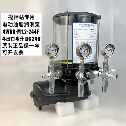 Mixer Station Butterpumpe vier Outlets Zhonglian Electric Fett Schmierpumpe Weidong 4WDBM12244f Sany General Style 4 Outlet 4LDC24V