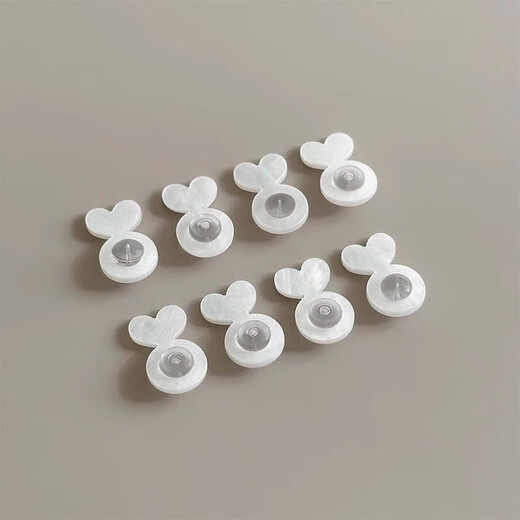 Beautifully made silicone hamburger ear plugs support anti-fall artifact super tight auxiliary earrings behind the ear plug holder ear stud buckle lift silicone support auxiliary ear plugs 3 pairs