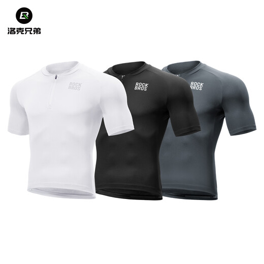 
ROCKBROS cycling suit shorts shorts men's breathable highway mountain bike sports top summer Landi-dark gray XL