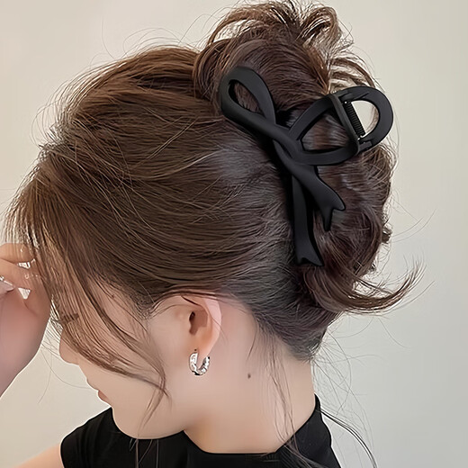 Jiao Xuefei frosted simple large-sized clips 2 hairpins for the back of the head new high-end clips hairpins hairpins for women