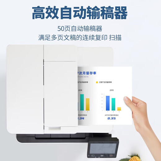 Canon MF655CDW/657CDW/752CDW/754CDW Color Laser Printer A4 Automatische Dual-Side-Druckkoping-Scaning All-in-One-WLAN-WLAN-Home Office 655CDW [drahtloses Drei-In-Eins-Eins-Einsatz-Printing] 21 Seiten/Minute PAGE