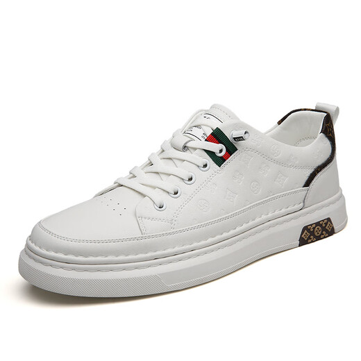 Dadong (Doco) Autumn Men's Shoes Shopable White Shoes White Shoes para hombres 2025 nuevos zapatos de cuero para hombres de moda.