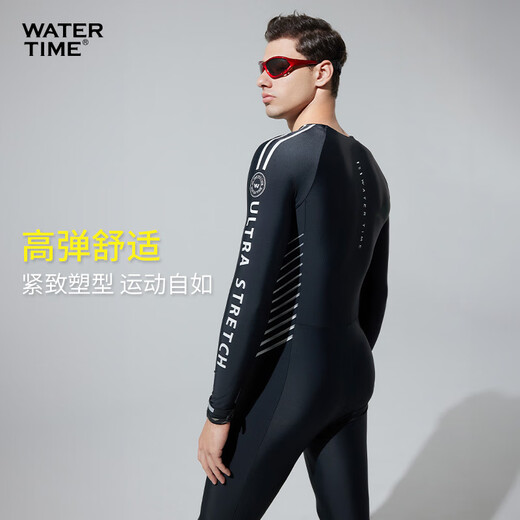 WATERTIME wetsuit men's swimsuit sun protection quick-drying surfing suit one-piece jellyfish suit snorkeling suit one-piece diving M
