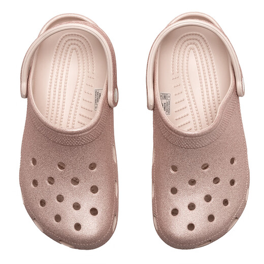 卡骆驰（crocs）25新款闪耀洞洞鞋男女clog透气凉拖沙滩鞋运动拖鞋 205942-6WV 36-37