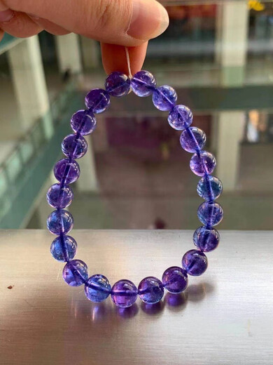 Feiyu collection-grade natural crystal tanzanite bracelet bracelet for women gem-grade noble blue with purple jewelry gift