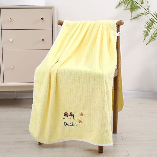 Children's towels and bath towels are soft, absorbent and lint-free for all seasons, baby bath towels, baby blankets, kindergarten beige children's towels 25cm*50cm 1 pack