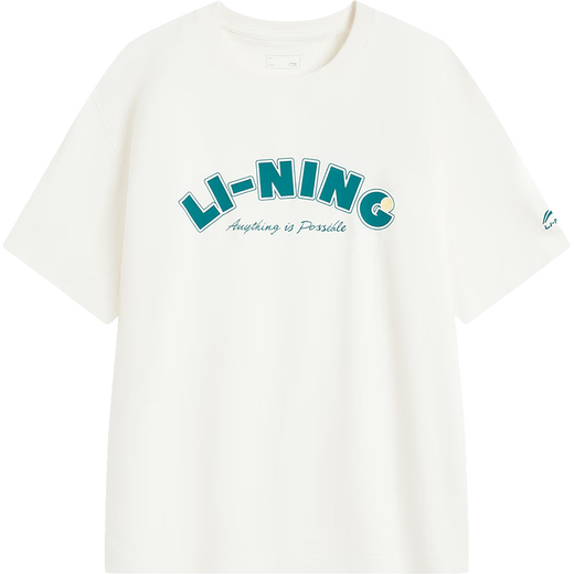 Li ning (Futter) [Jinlang Sports] Herrensportinspiration Eissensen-Sense bequemer Feuchtigkeitsabsorbing und Schwitzen kurzärmeliges kulturelles Hemd AHSV683-1 Farbe S