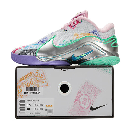 NIKE男鞋 25夏季新款运动鞋LEBRON 22詹姆斯22缓震耐磨场上实战篮球鞋 FZ1098-100 42.5