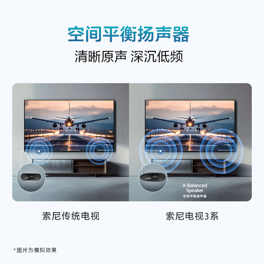 Sony (SONY) quality model 3 series K-85S30 85-inch X80L upgraded model 4K HDR full screen TV flat screen TV