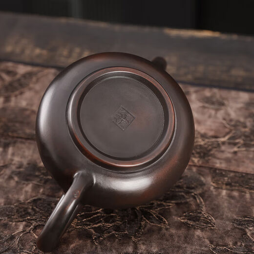 Zhexuan Purple Pottery Household Kung Fu Tea Maker Set Tea Cup Fengming Teapot Rotating Gift Box Practical Gift for Elders