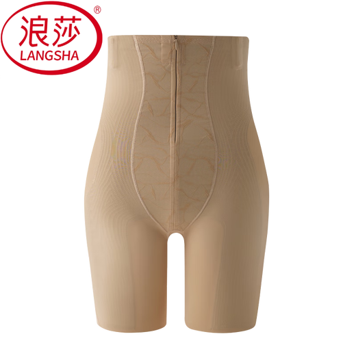 Pantalones del vientre con cremallera de Langsha para el vientre fuertemente adelgazante para un panza pequeño posparto que da forma a las polainas de la cadera de la cintura para mujeres con el cuerpo de la ropa interior de cuatro estaciones de cuatro estaciones negras 1 pieza 3xl (150-170Jin [Jin equivale a 0.5 kg])