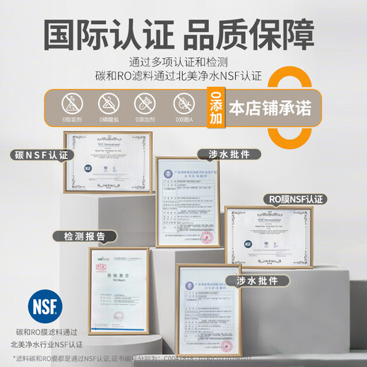 Clean Shijia is suitable for Qinyuan water purifier filter element KRL lifting series Xiaoxin small rhinestone Xiaojingling Little Beluga RO reverse osmosis membrane water purifier PGP+CTO set suitable for most models