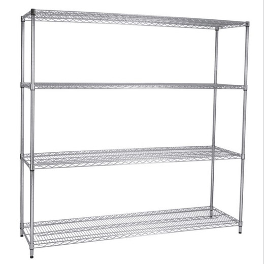 JPHZNB Mobile Shelf Warehouse Workshop Material Rack Stainless Steel Factory Storage Rack Display Rack Metal Multi-layer Rack Length 1518*Width 355*High 1800*5-layer Wheel