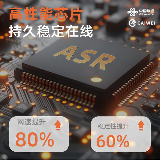 Caiwei 2025 new portable wifi6 4G card-free China Unicom high-speed traffic portable car mobile wireless network card router no monthly rent subscription ready use 2025 model supports three network cards fog blue