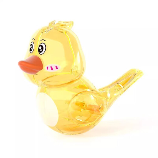 Wasservogel Pfeife transparent Cartoon Kinderbaby Muskelaussprache Aussprache Kreativität kann Wasser hinzufügen, um Vogelpfeife Spielzeug transparent Wasser Vogel Rosa + gelbe Lanyard zu lernen - kann mit Wasser gefüllt werden