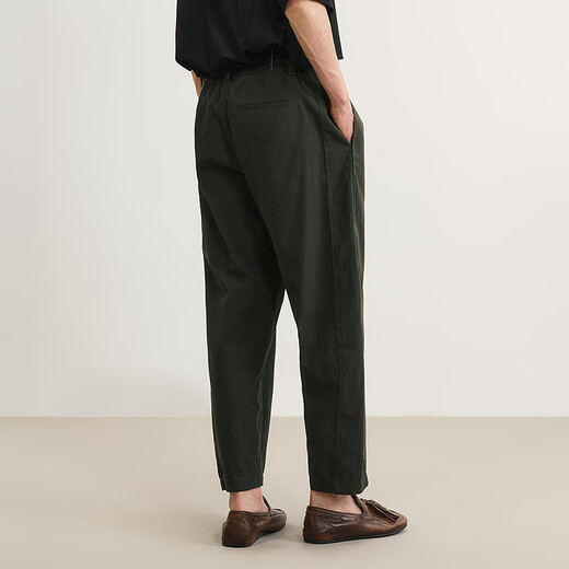 
Sketch men's clothing 2025 summer new product casual pants trousers scimitar pants loose 9P6E12530 340 black and green S