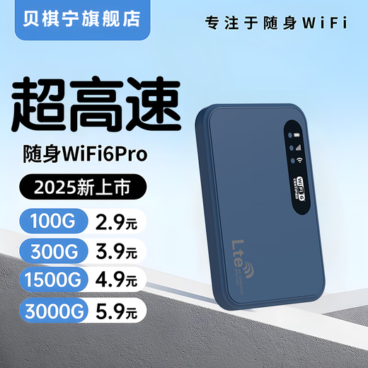 Xiaoyi portable wifi 5g unlimited traffic 2025 unlimited speed network broadband national universal high-speed traffic smart portable router Internet truck-mounted home high-speed WiFi6 standard version three-core three-antenna lifetime warranty five years replacement 10G one month