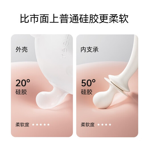 Ying's Ying's baby teething stick for small-month-olds, chewing gum mushrooms to soothe babies, anti-eating hand artifact for 3 to 6 months, white, no odor, dust-proof, non-stick hair + anti-bacterial, 0 pieces