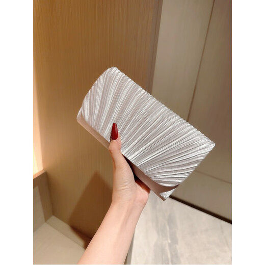 Woodpecker (TUCANO) 2025 Celebrity Dinner Clutch Women's European and American Small Bag with Evening Dress Handbag Evening Cheongsam Clutch Silver