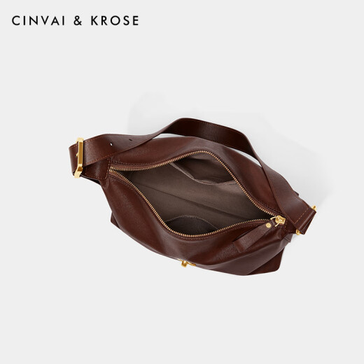 Cinvaikrose Offizielle Website Kleine C/K-Tasche Frauenbeutel 2025 Neue Großkapazität Pendler Einkaufstasche Casual Crossbody Bag Kaffeefarbe
