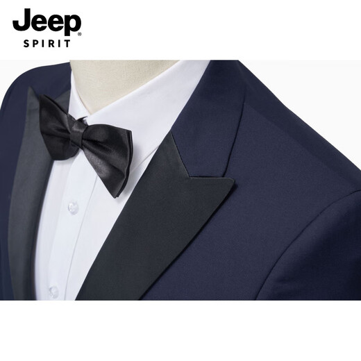 Jeep Spirit Bräutigam Spitzenanzug Set Herrenkunstkunst Prüfung Aufführung formeller Bräutigam Ehe Host Slim Anzug schwarzer Bräutigam-Spitzenanzug (Top + Hemdweste + Hose + 4xl (183-195jin [Jin gleich 0,5 kg])