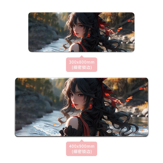 Singzeji Mouse Pad Super Hard Anime Game 2D E-Sports Student Learning Lock Lock Edge Mouse Pad Настраиваемая сгущенная против скольжения компьютерной компьютерной кабинет.