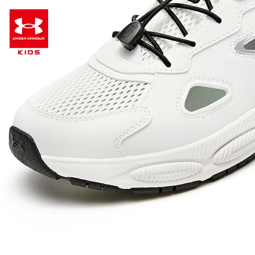 Under Armor Children's Retro Casual Shoes for Boys and Girls Summer Daily Casual Versatile Breathable Casual Sports Sandals 2521677 White 36 (Big Children)