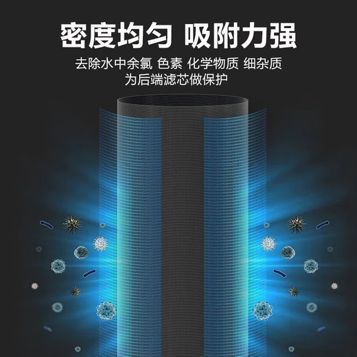 洁净世家适配通用美的净水器滤芯PP棉CTO压缩碳RO反渗透膜UF超滤膜T33后置碳净水机滤芯 MRC1583A-50G升级版【全套五支】