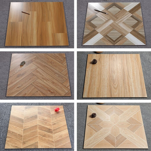 Yeyu 60x60 wood grain brick parquet 600x600 imitation solid wood grain non-slip matte floor tiles living room JTS6627 600*600