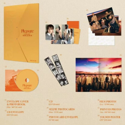 浦畔Treasure Pleasure 未拆专 黄版 绿版周边 黄版