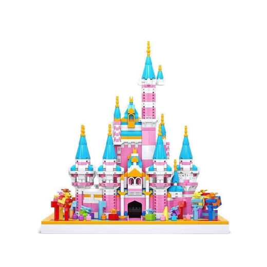 Chengpin Compatible al por mayor LEGO Princesa Dream Building Block Model Children Niñas Regalo de cumpleaños Juguetes Creativos Castillos de ensueño Pequeño 3888 Partículas + Iluminación + Herramientas + Caja acrílica