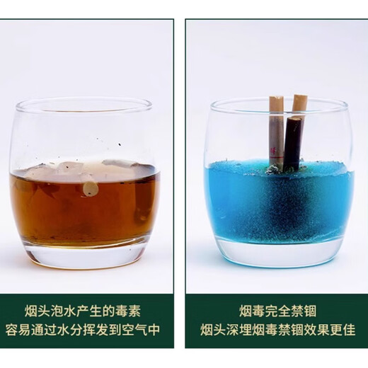 Meijia Life Smoke-killing Sand 100 packs of mixed colors ashtray sand and mud cleaner disposable smoke-killing balm to remove smoke smell car