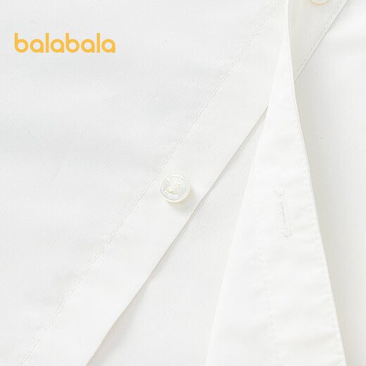 Balabala shopping mall same style children's clothing children's shirt boys short-sleeved summer clothes thin fashion original white 10101 130