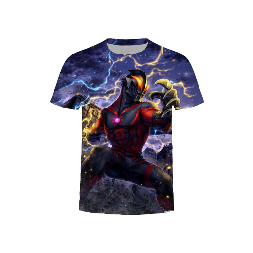 Qiaoting Summer Shaoluohuang Beria Résumé mignon mimidu usurre T-shirt pour adolescents à manches courtes hommes minces DX-12099 One Taille 120 Enfants 40-55Jin [Jin est égal à 0,5 kg]