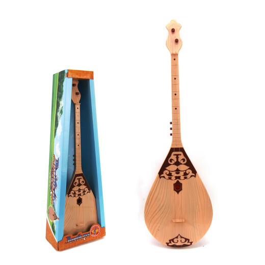 Elektrische spielbare Musikspielzeug Xinjiang Musikinstrumente Kasach Kinder -Tanzgitarre Requisiten großer Fleischfarbe (Batterie) 61 Lang