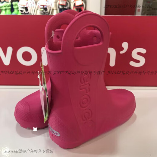 Crocs (crocs) Crocs lightweight waterproof outdoor men's and women's children's rain boots mid-high rain boots 12803 dark blue 410 M C11 (size 28-29) 175m