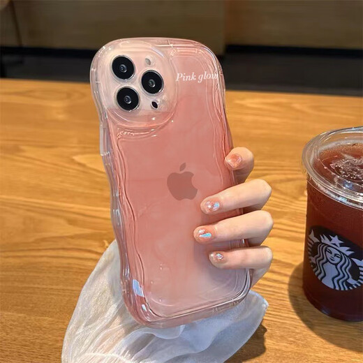 Zhisong-Tintenfärbung ist für Ehren geeignet 8070pro Mobiltelefon Hülle Welle Airbag New Huawei Nova1098 Sense 7se Silicon Schwarzer Grau-Gradient 01-Elliptische Wellenschalen-Optik-Öl Honor 30s