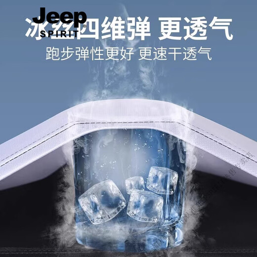 JEEP SPIRIT吉普冰丝套装男士夏季薄款速干短袖t恤跑步健身篮球羽毛球服 9901黑绿套装 2XL