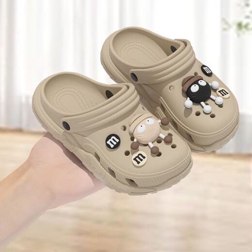 PARK XI CARTOON CARTONIR Chaussures pour enfants pour les garçons en été 2025 Nouveau style pour avoir porté des pieds non glissants et non odorants pour les filles. Modèle biaisé Beige 21 32/33 Longueur intérieure autour de CM