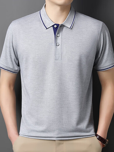 OLJ Luxury Brand Summer Summer New Polo camiseta para hombres Camiseta de manga corta Lapa de moda informal