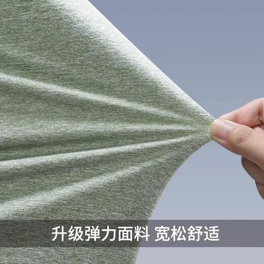 艾伦伯顿速干运动背心男夏季冰丝无袖篮球羽毛球训练服跑步马拉松坎肩衣 绿色【速干 冰丝 弹力】 XL 【145-160斤】